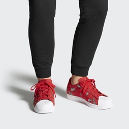 Adidas Superstar Női Originals Cipő - Piros [D31374]